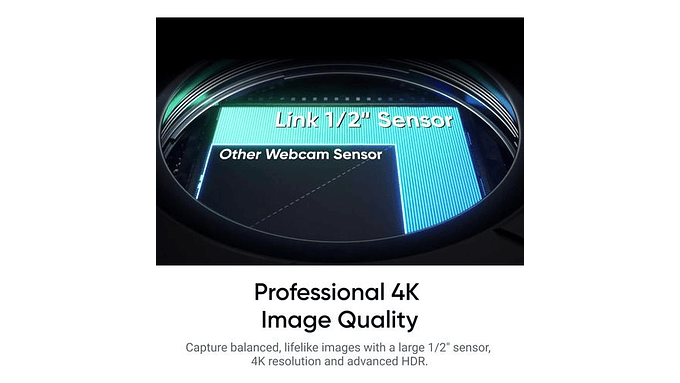 Cámara Web Insta360 Link 2c 4k Para Pcmac Con Encuadre Auto 6