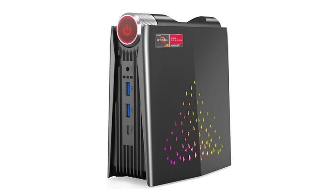 Mini Pc Gamer Ryzen 7 5800u 16gb 512gb Ssd Rgb 4k 1
