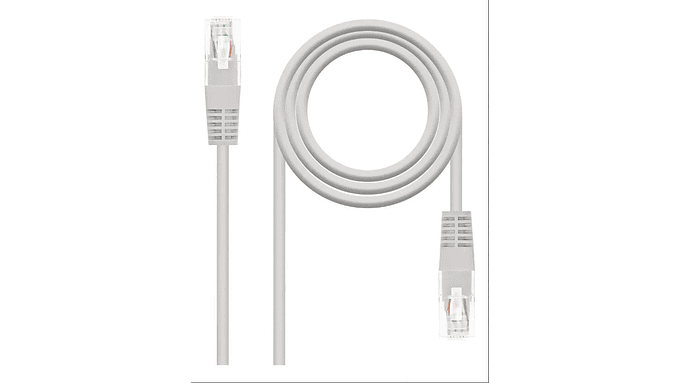 Cable Patch Cord Utp Cat 5e Gris 05mts 1