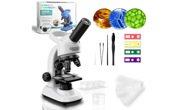 Microscopio Binocular 40x-1500x Con Kit Educativo 1