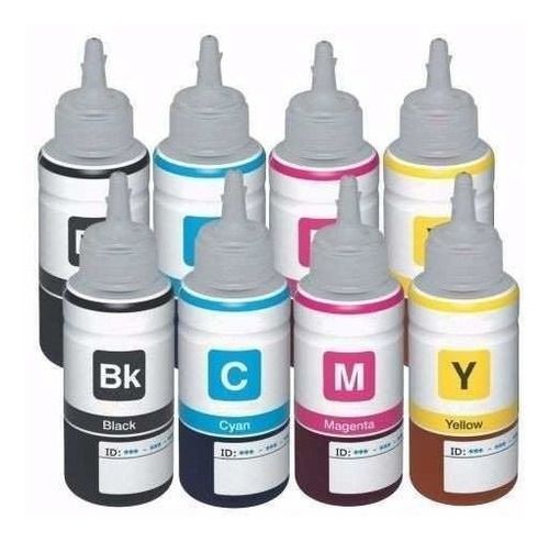 Pack 8 Botellas Tintas Alternativas Logic Compatible Ecotank