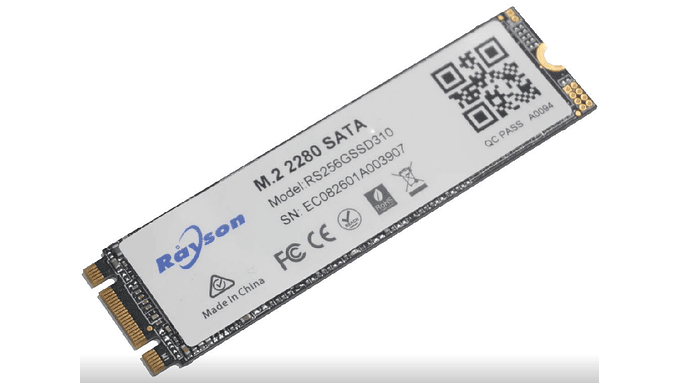 Ssd Rayson 256gb M2 2280 Sata  534 Mbs446 Mbs 1