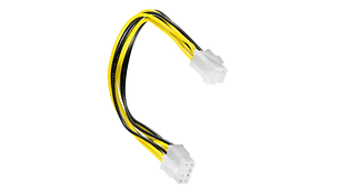 Cable Poder De 4 Pines Macho A A 8 Pines Hembra Cpu 24cm