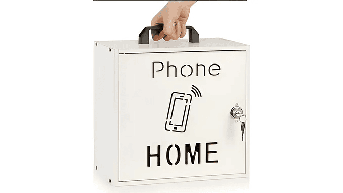 Caja Organizadora Para 33 Celulares Con Cerradura 1