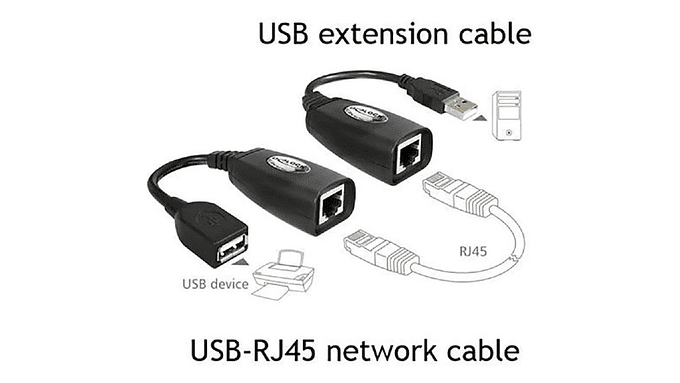 Extensor Usb 2.0 Por Rj45. Hasta 45 Metros 6