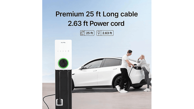 Estación Carga Ev Autel 40a 240v Nivel 2 Nema 14 Varios Modelos 3