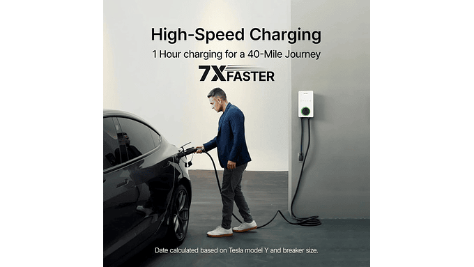 Estación Carga Ev Autel 40a 240v Nivel 2 Nema 14 Varios Modelos 6