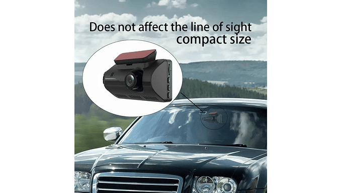 Cámara Auto Dual Full Hd 1080p 3 Ips Visión Noc. Y Sensor G 2