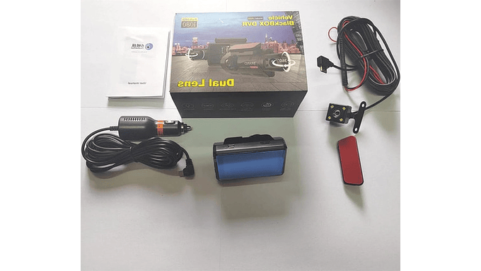 Cámara Auto Dual Full Hd 1080p 3 Ips Visión Noc. Y Sensor G 5