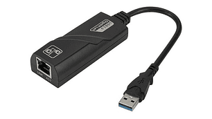 Adaptador Ethernet Usb 3.0 Lan Rj45 Gigabit 1000mbps Para Windows Mac Linux