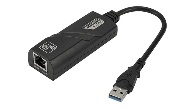 Adaptador Ethernet Usb 3.0 Lan Rj45 Gigabit 1000mbps Para Windows Mac Linux 1