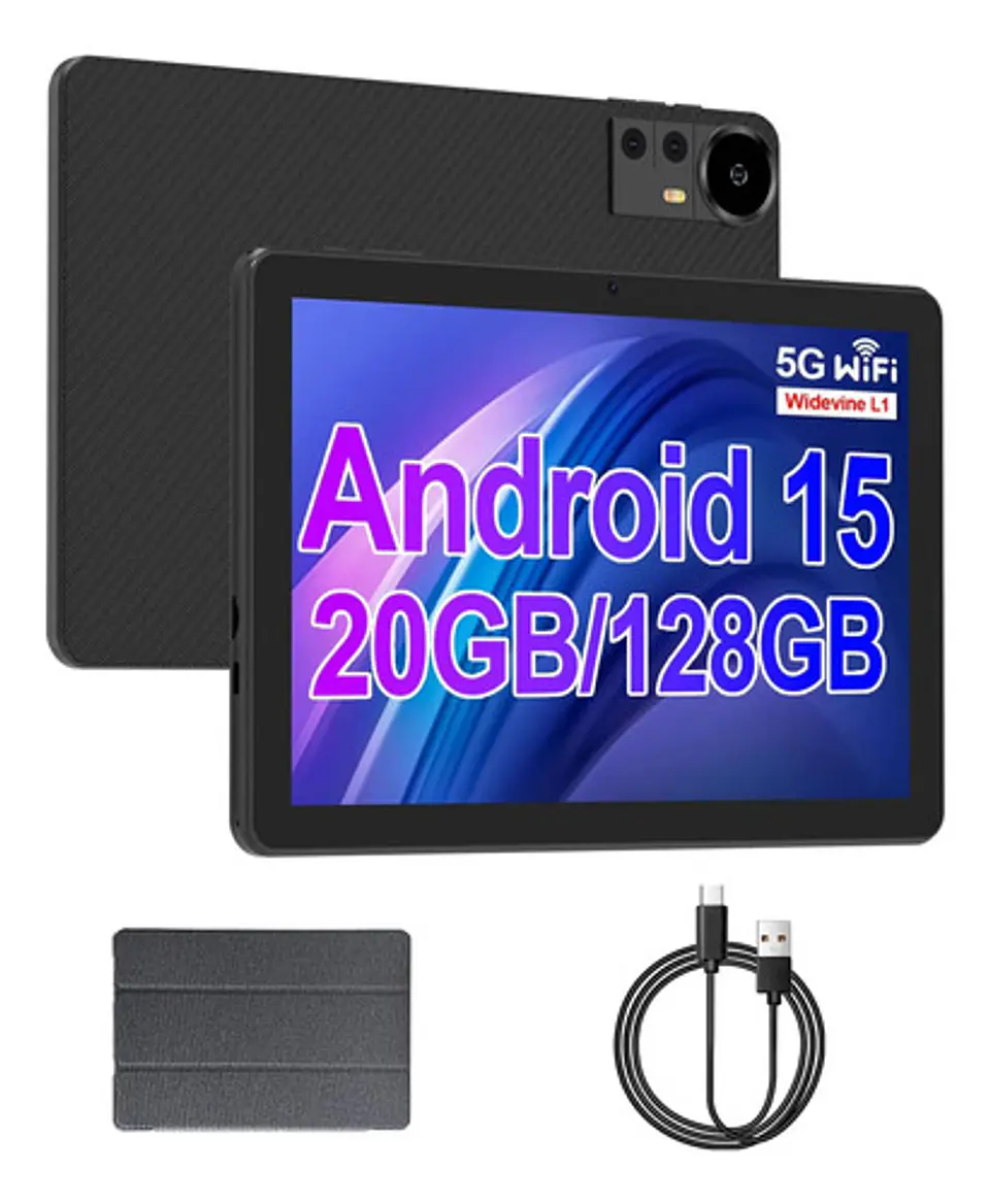 Tablet 10.1 Ips Hd Android 15 20gb Ram (4+16) 128gb 6000mah 2