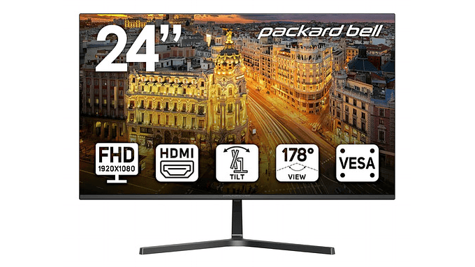 Monitor Packard Bell Airframe 24  Full Hd Hdmi Vga Vesa 1