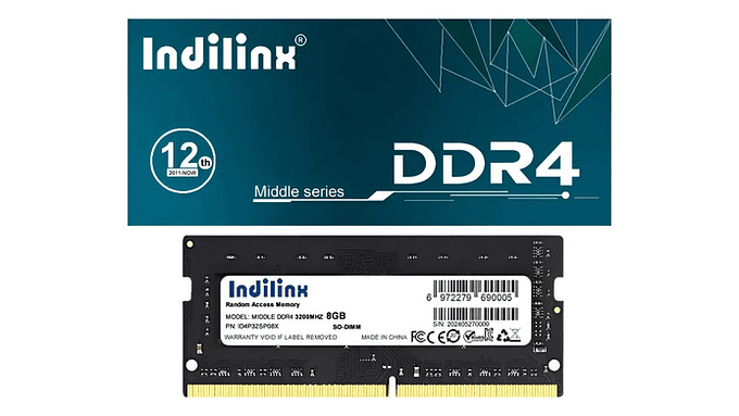 Memoria Ram 8gb Ddr4 2666 Mhz Sodimm Indilinx 2