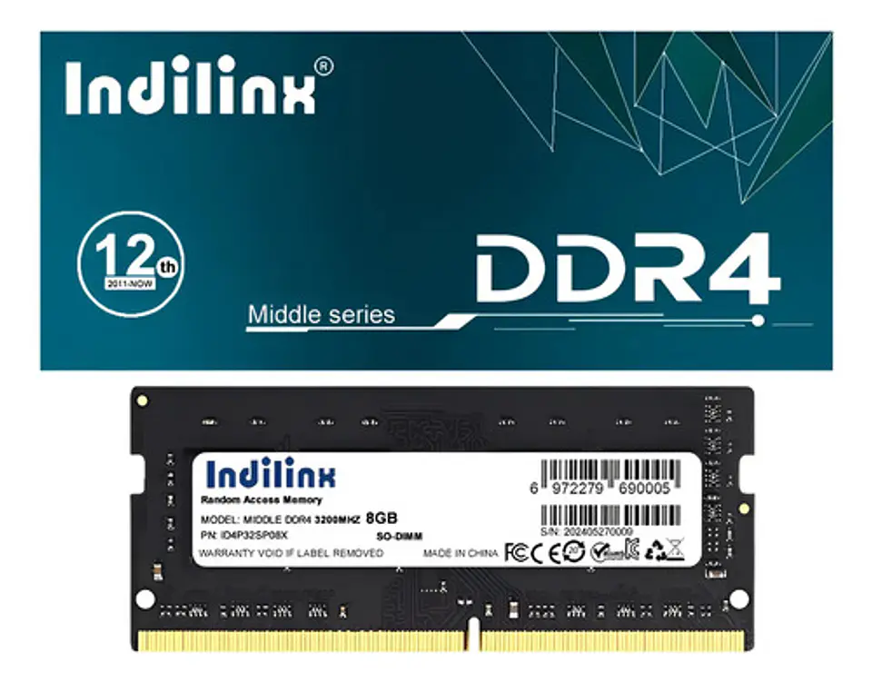 Memoria Ram 8gb Ddr4 2666 Mhz Sodimm Indilinx 2