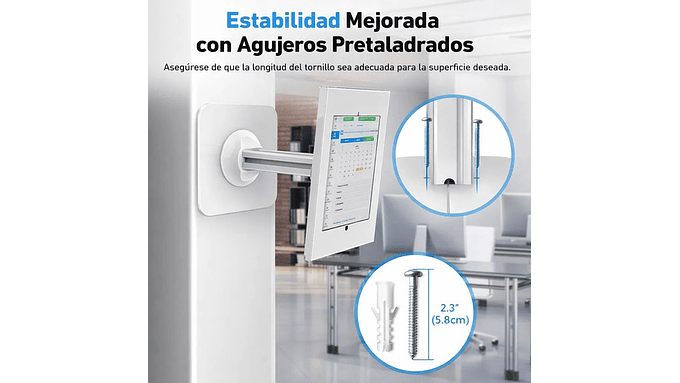 Soportes Para Tabletas Abovetek Th-318b Negro, 9.7 A 10.5 7