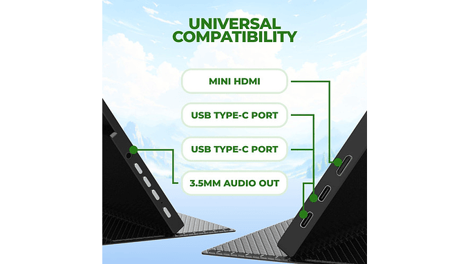 Monitor Aoc Con Pantalla De 15.6  60hz Y Resolución Full Hd 2