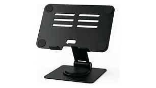 Soporte Giratorio 360° Para Tablet iPad Ajustable Negro Negro