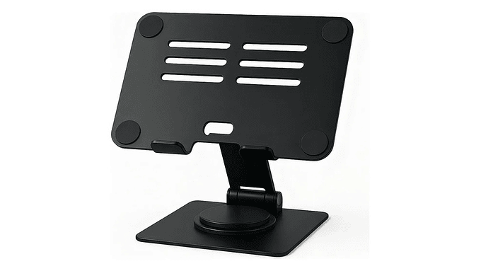 Soporte Giratorio 360° Para Tablet iPad Ajustable Negro Negro 1