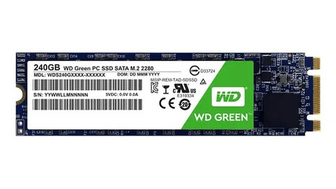 Disco Wd Green Sata Ssd M.2 2280 - 240gb Granel 1