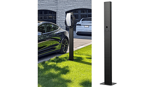 Pedestal Soporte Estación De Carga Wallbox Tesla Ev Exterior