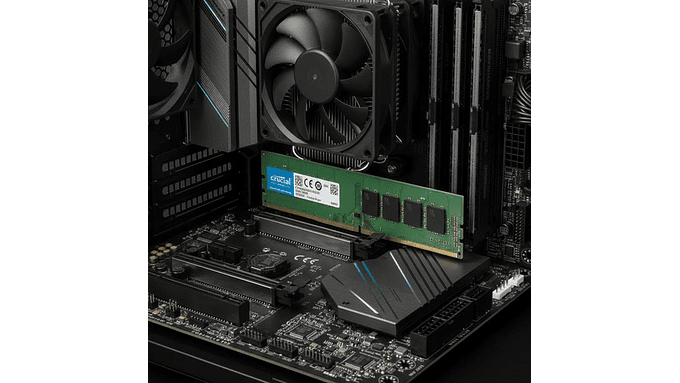 Memoria Ram Gamer Color Verde 8gb 1 Crucial Ct8g4dfra266 2