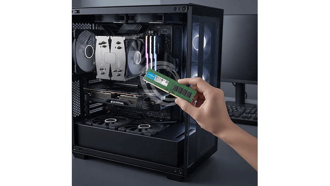 Memoria Ram Gamer Color Verde 8gb 1 Crucial Ct8g4dfra266 3