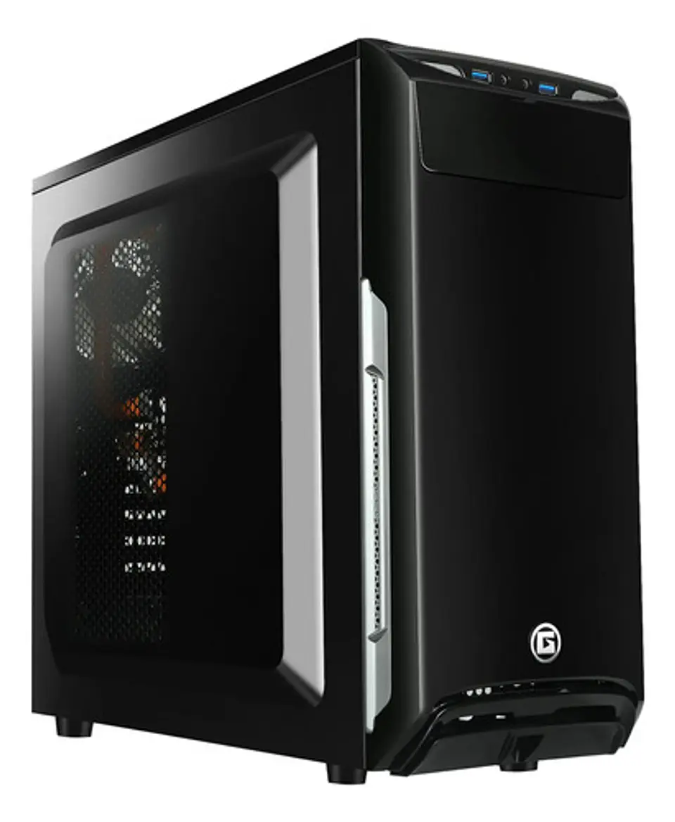 Gabinete Gamer Apexgaming A2 Atx Mid Tower Negro Alto Flujo 1