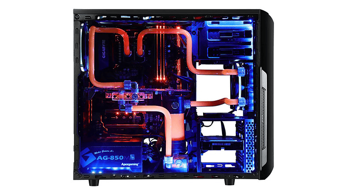 Gabinete Gamer Apexgaming A2 Atx Mid Tower Negro Alto Flujo 2