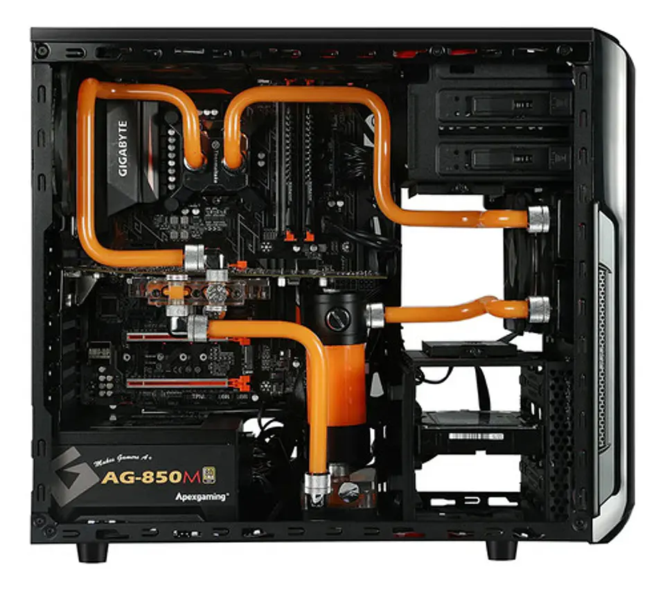 Gabinete Gamer Apexgaming A2 Atx Mid Tower Negro Alto Flujo 3