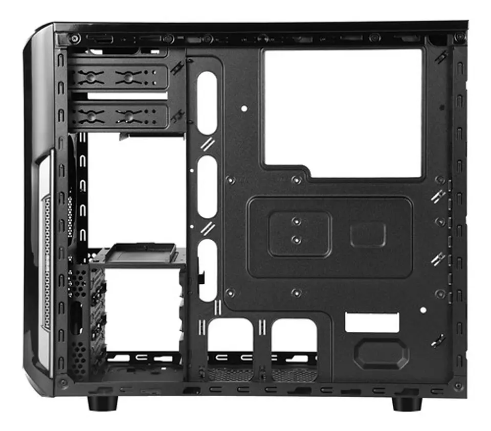 Gabinete Gamer Apexgaming A2 Atx Mid Tower Negro Alto Flujo 4