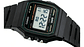 Reloj De Pulsera Casio Collection F-91w-3dg De Cuerpo Color Negro, Digital, Para Hombre, Fondo Gris, Con Correa De Resina Color Negro, Dial Negro, Bisel Color Verde Y Hebilla Sim - Miniatura 3