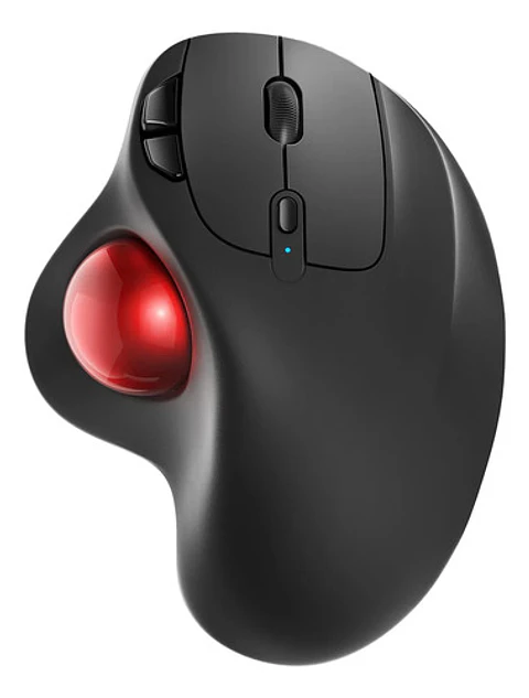 Ratón Trackball Inalámbrico Nulea M501 Recargable Ergonómico