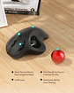 Ratón Trackball Inalámbrico Nulea M501 Recargable Ergonómico - Miniatura 5