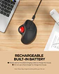 Ratón Trackball Inalámbrico Nulea M501 Recargable Ergonómico - Miniatura 6