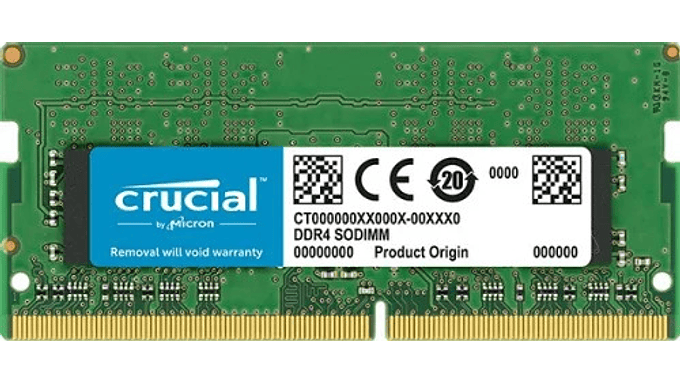 Memoria Para Portátil Crucial Ddr4 De 8 Gb, 2666 Mhz Granel 1