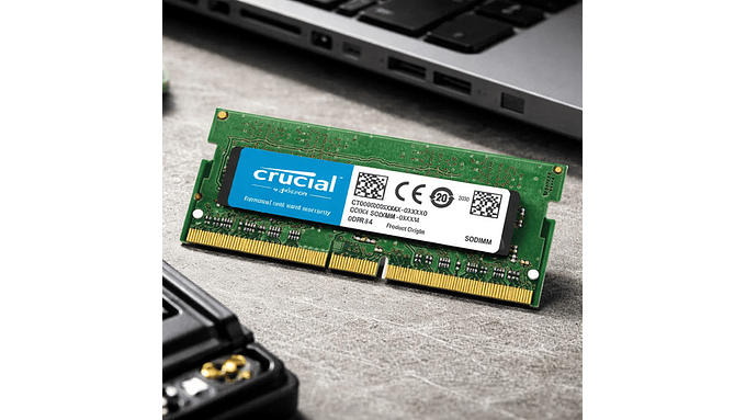 Memoria Para Portátil Crucial Ddr4 De 8 Gb, 2666 Mhz Granel 2