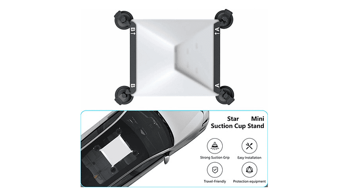 Soporte De Ventosa Mini Starlink 5