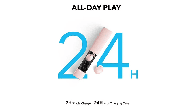 Audífonos Inalámbricos Soundcore A30i De Anker Color Rosa 4