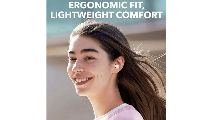 Audífonos Inalámbricos Soundcore A30i De Anker Color Rosa 5