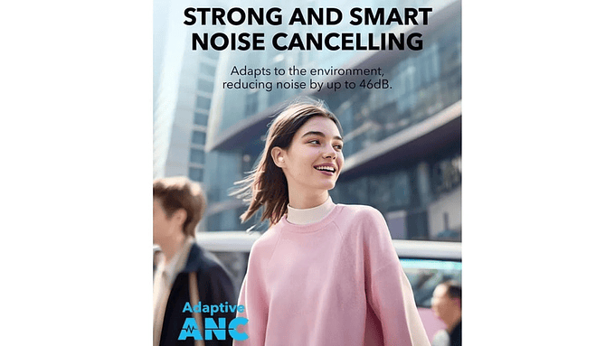 Audífonos Inalámbricos Soundcore A30i De Anker Color Rosa 6