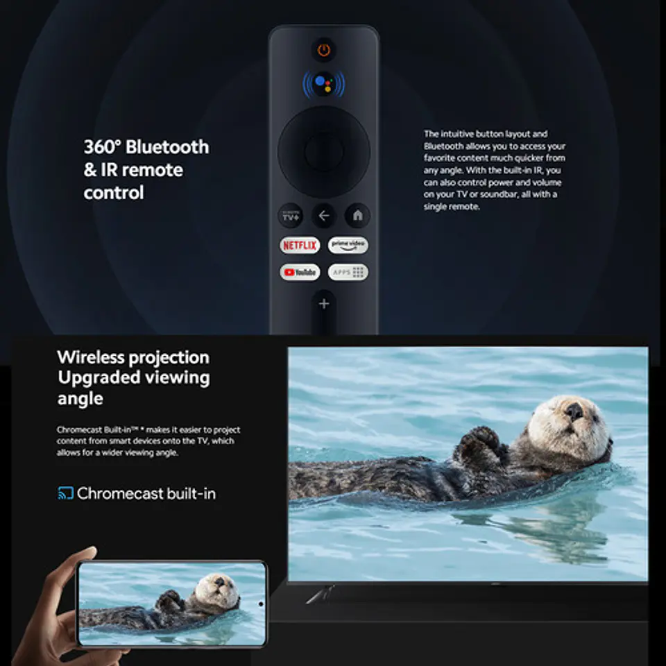Xiaomi Mi Tv Box S 2nd Control De Voz 4k 8gb Con 2gb De Ram 4