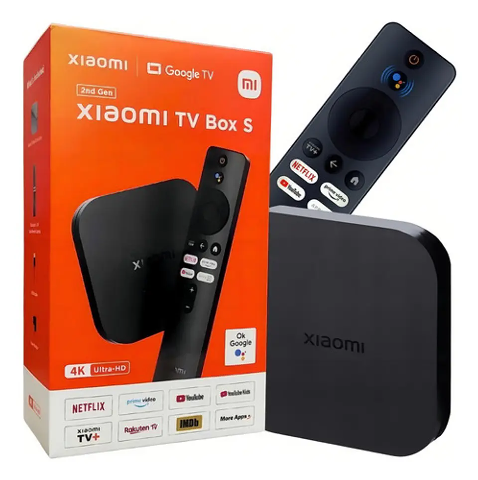 Xiaomi Mi Tv Box S 2nd Control De Voz 4k 8gb Con 2gb De Ram 9