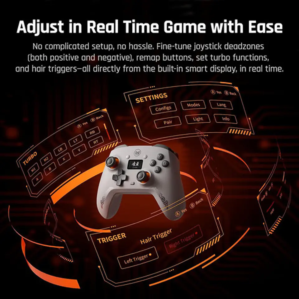 Control Gamer Bigbig Won Aether Lcd 1000hz Pc Switch Bt 6