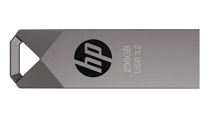Pendrive Hp 256gb Usb 3.2 120mb/s Metálico Compacto 3