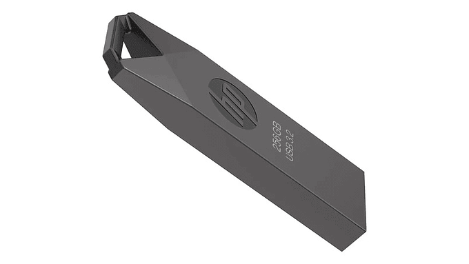 Pendrive Hp 256gb Usb 3.2 120mb/s Metálico Compacto 4