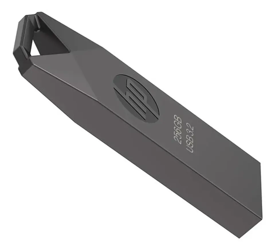 Pendrive Hp 256gb Usb 3.2 120mb/s Metálico Compacto 4