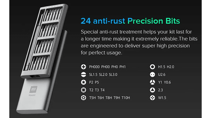 Juego De Destornilladores De Precisión Xiaomi 24 Piezas 8