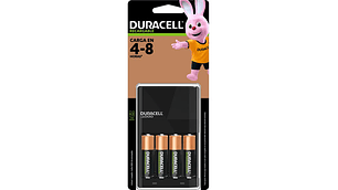 Cargador De Pilas Duracell Aa/aaa, (+4 Pilas Recargables Aa)