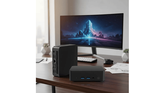 Mini Pc Intel N5095 Sin Ram Ni Disco Wifi 6 Dual 4k 4